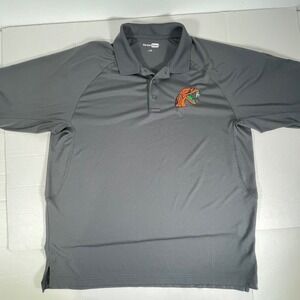 Cornerstone‎ Mens FAMU Performance Polo Shirt Black XL Snake Logo